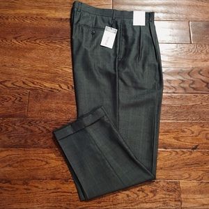 Men’s charcoal gray dress slacks